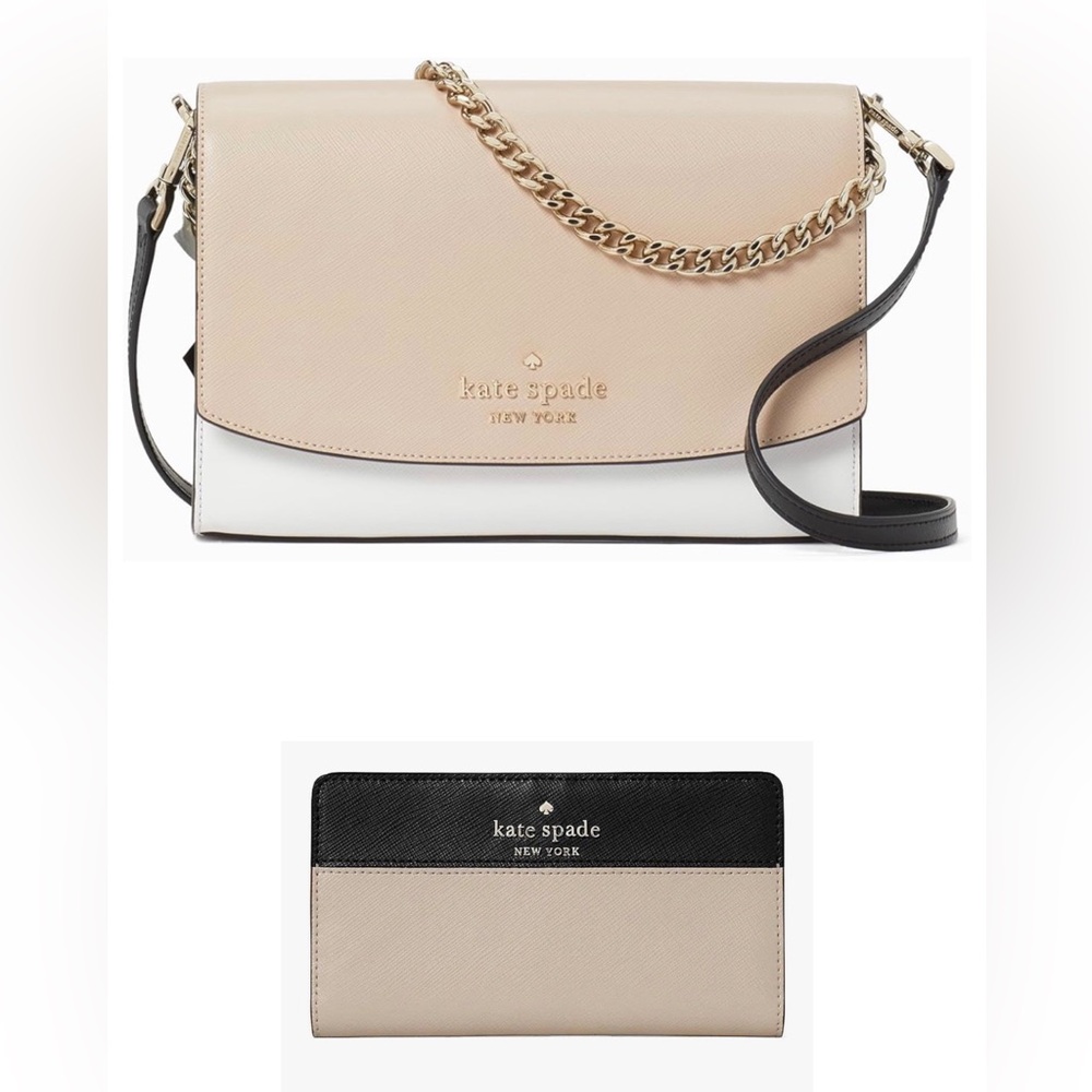 Kate Spade Carson Colorblock Convertible Crossbody & Wallet Set
